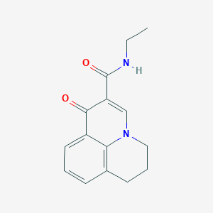 N-ethyl-1-oxo-6,7-dihydro-1H,5H-pyrido[3,2,1-ij]quinoline-2-carboxamide