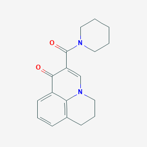 2-(1-piperidinylcarbonyl)-6,7-dihydro-1H,5H-pyrido[3,2,1-ij]quinolin-1-one