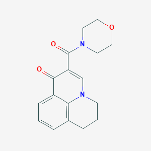 2-(4-morpholinylcarbonyl)-6,7-dihydro-1H,5H-pyrido[3,2,1-ij]quinolin-1-one