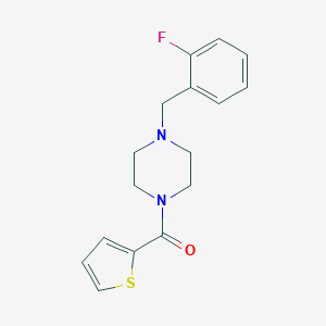 1-(2-Fluorobenzyl)-4-(2-thienylcarbonyl)piperazine