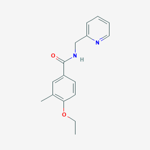 4-ethoxy-3-methyl-N-(2-pyridinylmethyl)benzamide