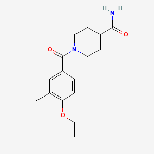 1-(4-ethoxy-3-methylbenzoyl)-4-piperidinecarboxamide