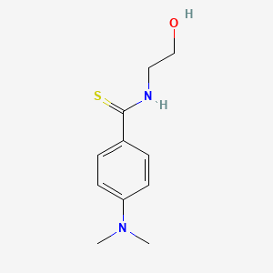 4-(dimethylamino)-N-(2-hydroxyethyl)benzenecarbothioamide