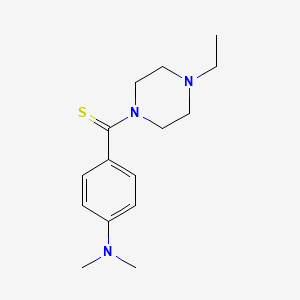 4-[(4-ethyl-1-piperazinyl)carbonothioyl]-N,N-dimethylaniline