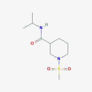 molecular formula C10H20N2O3S B4452519 N-isopropyl-1-(methylsulfonyl)-3-piperidinecarboxamide 