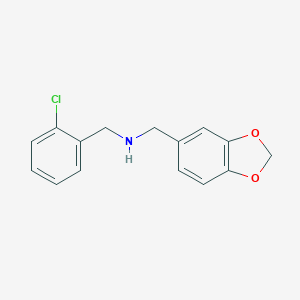 (1,3-Benzodioxol-5-ylmethyl)(2-chlorobenzyl)amine