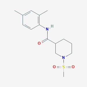 N-(2,4-dimethylphenyl)-1-(methylsulfonyl)-3-piperidinecarboxamide