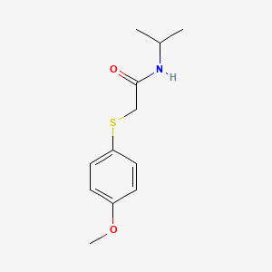 N-isopropyl-2-[(4-methoxyphenyl)thio]acetamide