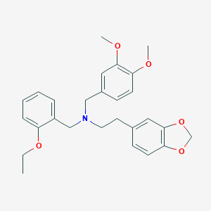 (2-Benzo[1,3]dioxol-5-yl-ethyl)-(3,4-dimethoxy-benzyl)-(2-ethoxy-benzyl)-amine