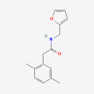 2-(2,5-dimethylphenyl)-N-(2-furylmethyl)acetamide