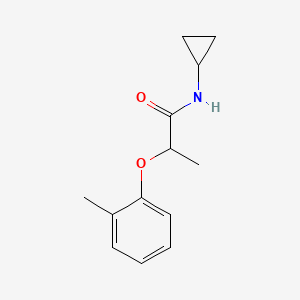 N-cyclopropyl-2-(2-methylphenoxy)propanamide