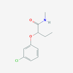 2-(3-chlorophenoxy)-N-methylbutanamide