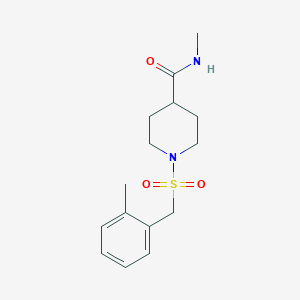 N-methyl-1-[(2-methylbenzyl)sulfonyl]-4-piperidinecarboxamide