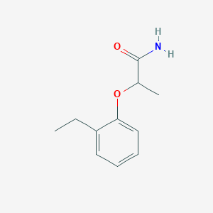 molecular formula C11H15NO2 B4452756 2-(2-ethylphenoxy)propanamide 