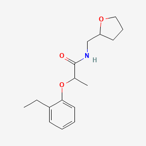 2-(2-ethylphenoxy)-N-(tetrahydro-2-furanylmethyl)propanamide