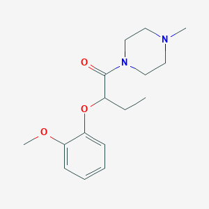 2-(2-Methoxyphenoxy)-1-(4-methylpiperazin-1-yl)butan-1-one