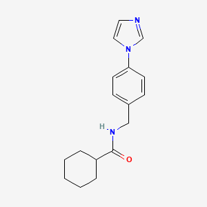 N-[4-(1H-imidazol-1-yl)benzyl]cyclohexanecarboxamide