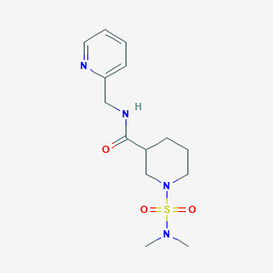 1-[(dimethylamino)sulfonyl]-N-(2-pyridinylmethyl)-3-piperidinecarboxamide