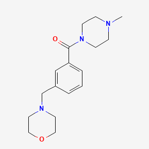 4-{3-[(4-methyl-1-piperazinyl)carbonyl]benzyl}morpholine