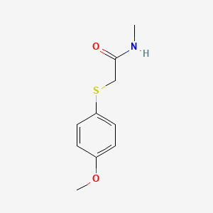 2-[(4-methoxyphenyl)thio]-N-methylacetamide