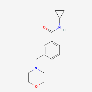 N-cyclopropyl-3-(4-morpholinylmethyl)benzamide