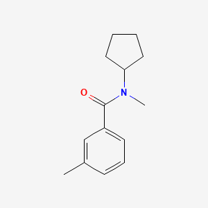 N-cyclopentyl-N,3-dimethylbenzamide