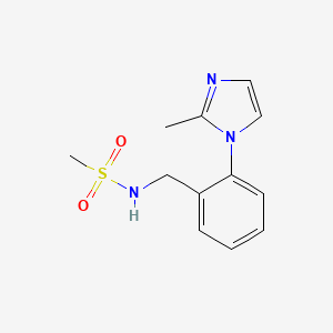 N-[2-(2-methyl-1H-imidazol-1-yl)benzyl]methanesulfonamide