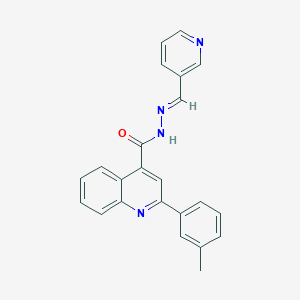 2-(3-methylphenyl)-N'-(3-pyridinylmethylene)-4-quinolinecarbohydrazide
