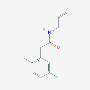 molecular formula C13H17NO B4453179 N-allyl-2-(2,5-dimethylphenyl)acetamide 