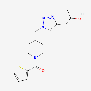 1-(1-{[1-(2-thienylcarbonyl)-4-piperidinyl]methyl}-1H-1,2,3-triazol-4-yl)-2-propanol