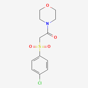 4-{[(4-chlorophenyl)sulfonyl]acetyl}morpholine