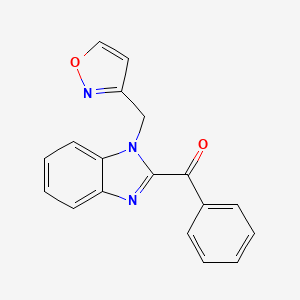 [1-(3-isoxazolylmethyl)-1H-benzimidazol-2-yl](phenyl)methanone