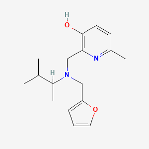 molecular formula C17H24N2O2 B4453243 2-{[(1,2-dimethylpropyl)(2-furylmethyl)amino]methyl}-6-methylpyridin-3-ol 