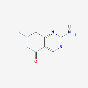 2-amino-7-methyl-7,8-dihydroquinazolin-5(6H)-one