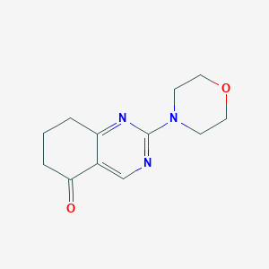 molecular formula C12H15N3O2 B4453258 2-(4-morpholinyl)-7,8-dihydro-5(6H)-quinazolinone 