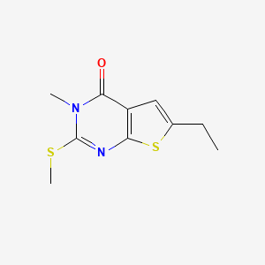 6-ethyl-3-methyl-2-(methylthio)thieno[2,3-d]pyrimidin-4(3H)-one