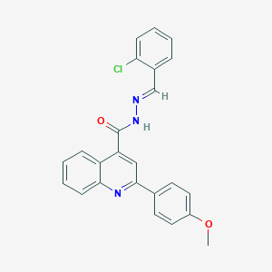 N'-(2-chlorobenzylidene)-2-(4-methoxyphenyl)-4-quinolinecarbohydrazide