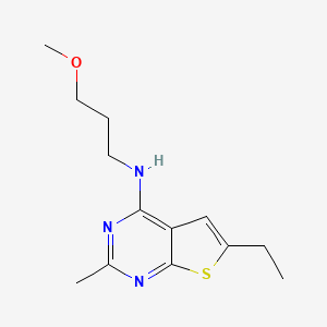 6-ethyl-N-(3-methoxypropyl)-2-methylthieno[2,3-d]pyrimidin-4-amine