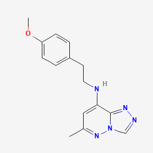 N-[2-(4-methoxyphenyl)ethyl]-6-methyl[1,2,4]triazolo[4,3-b]pyridazin-8-amine