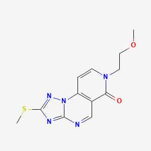 7-(2-methoxyethyl)-2-(methylthio)pyrido[3,4-e][1,2,4]triazolo[1,5-a]pyrimidin-6(7H)-one