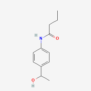 N-[4-(1-hydroxyethyl)phenyl]butanamide