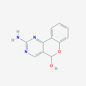 2-amino-5H-chromeno[4,3-d]pyrimidin-5-ol