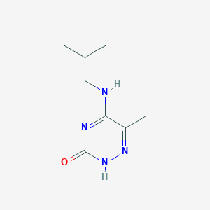 6-methyl-5-(2-methylpropylamino)-2H-1,2,4-triazin-3-one