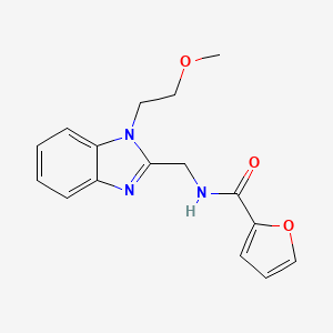 N-{[1-(2-methoxyethyl)-1H-benzimidazol-2-yl]methyl}-2-furamide