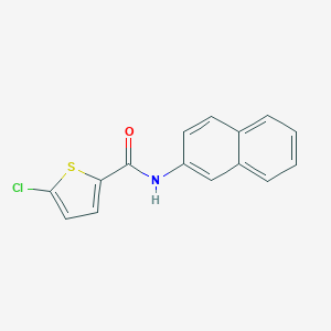 molecular formula C15H10ClNOS B445346 5-chloro-N-(2-naphthyl)-2-thiophenecarboxamide 