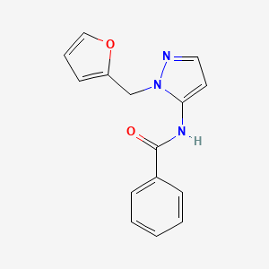 N-{1-[(FURAN-2-YL)METHYL]-1H-PYRAZOL-5-YL}BENZAMIDE