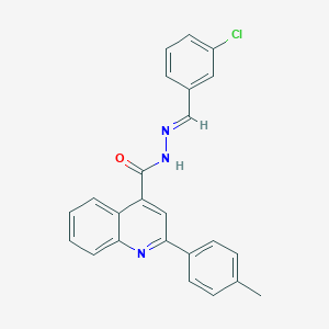 N'-(3-chlorobenzylidene)-2-(4-methylphenyl)-4-quinolinecarbohydrazide