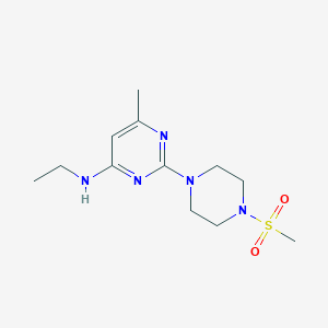 N-ethyl-6-methyl-2-[4-(methylsulfonyl)-1-piperazinyl]-4-pyrimidinamine