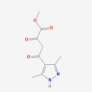 methyl 4-(3,5-dimethyl-1H-pyrazol-4-yl)-2,4-dioxobutanoate