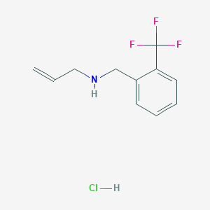 N-[2-(trifluoromethyl)benzyl]prop-2-en-1-amine hydrochloride